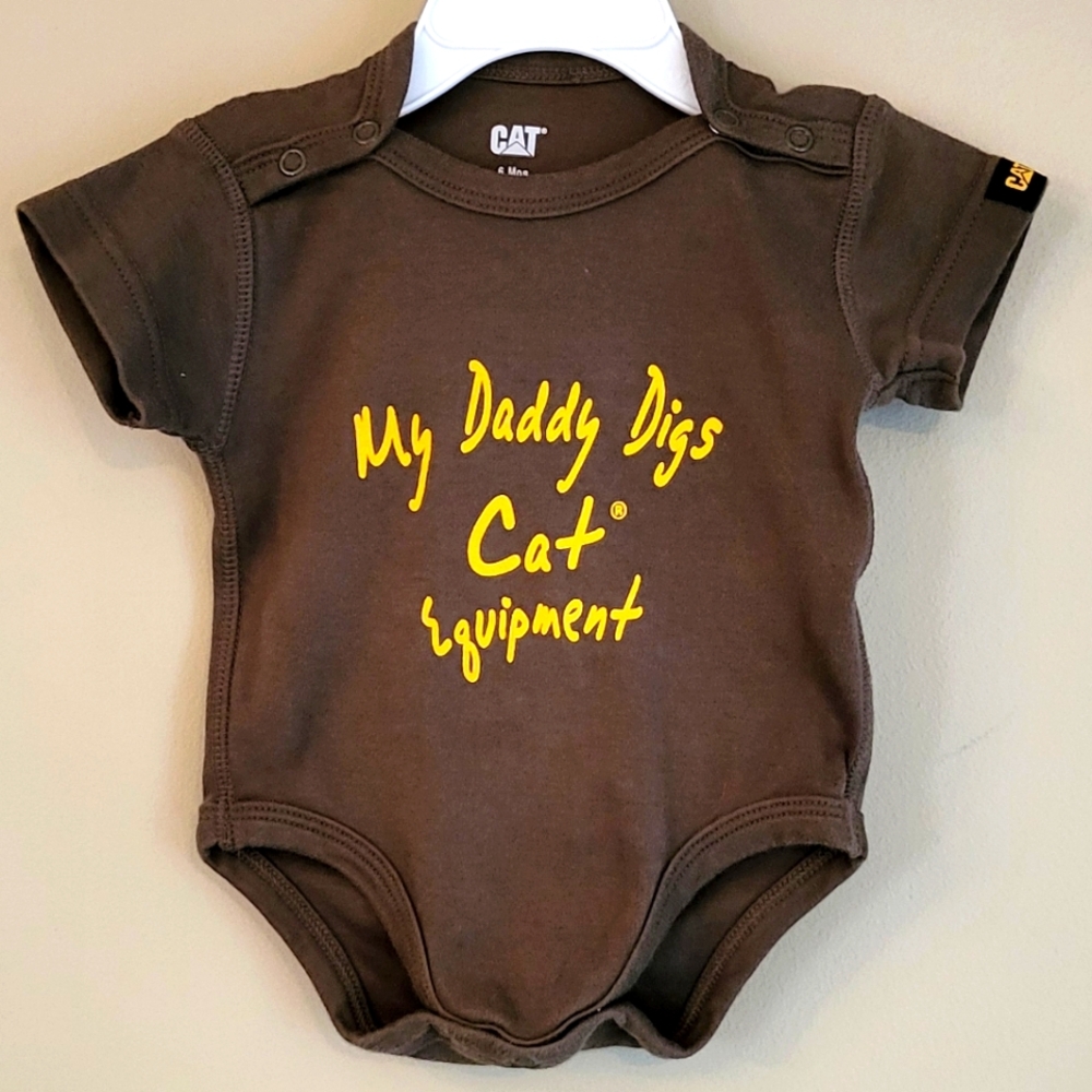 CAT short sleeve onesie/bodysuit